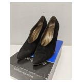 Yves Saint Laurent Black Suede heels size 8.5