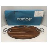 Nambe' Infinity charcuterie board & matching knife