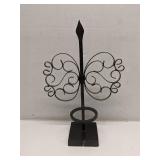 Wrought iron bottle rack