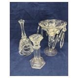 Group of crystal pieces