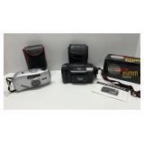 Two Cameras With Cases