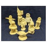 Group of Dept 56 Snow Babies