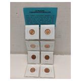 Set of 8 US Treasury Commemorative Medallions