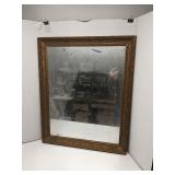 Vintage gold framed mirror 32x26