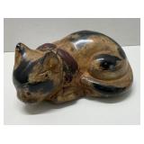 1900's Cast Iron Sleeping Cat -  Nemuri Neko Japan