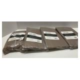 4 Sheer Brown /Beige Panels  59x85 New in Package