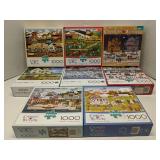 Lot of 8 puzzles