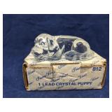Princess House Lead Crystal Puppy Dog