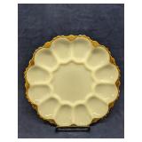 Fire-King white milk glass deviled egg plate