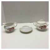 Lot of Creamer, Sugar Bowl & Trinket Dish