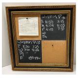 Message Board with Chalk & Cork