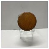 Tilted Hexagon Glass Storage ajar