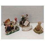 Group of porcelain figures