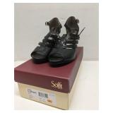 Söfft Florence black studded heels size 8.5
