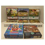 Lot of 8 puzzles
