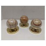 Lot of 3 Vintage autographed baseballs