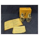 Princess House Lead Crystal Salt & Pepper Shakers