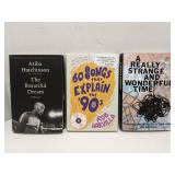 Lot of 3 autographed books