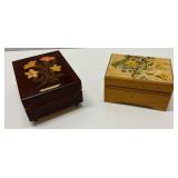 Lot of Two Music Boxes