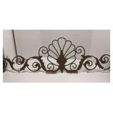 wrought iron ornamental pediment architectural