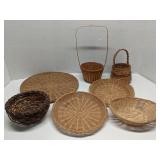Lot of 7 baskets