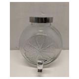 Orange-shaped glass drink dispenser