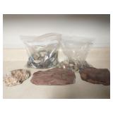 Group of rocks and beads