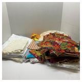 Lot of Table Linens, Runners, Doilies, etc