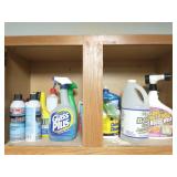 Chemicals in cabinet