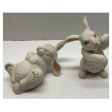 Lot of 2 Boehm Rabbits Retired