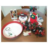 Group of Christmas decorations