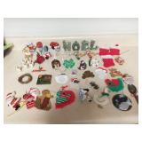 Group of Christmas ornaments