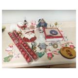 Group of Christmas decorations