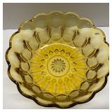 Anchor Hocking 'Fairfield ' Amber Glass