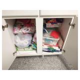 Contents of cabinet
