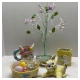 Lot of 6 Easter Decorations