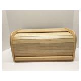 Wood bread box