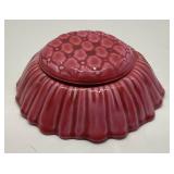 Vintage  Porcelain Vanity  Powder/ Trinket Box