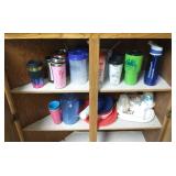 Contents of cabinet - water bottles