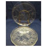 Group of pressed glass dishes