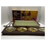 Two Vintage Warming Trays