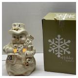 Holiday Lighted Snowman  - works