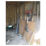 Contents of back shed