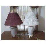 Lot of 2 table lamps
