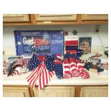 Group of decorations, mostly July 4th