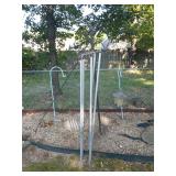Very large wind chime and some yard art