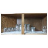 Contents of cabinet - glasses