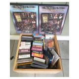 Mixed media lot - VHS DVD CD