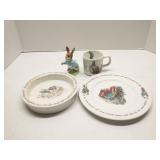 Group of Wedgewood Peter Rabbit items