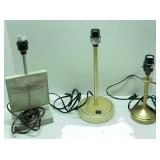 Three Tabletop Lamps - Not Tested